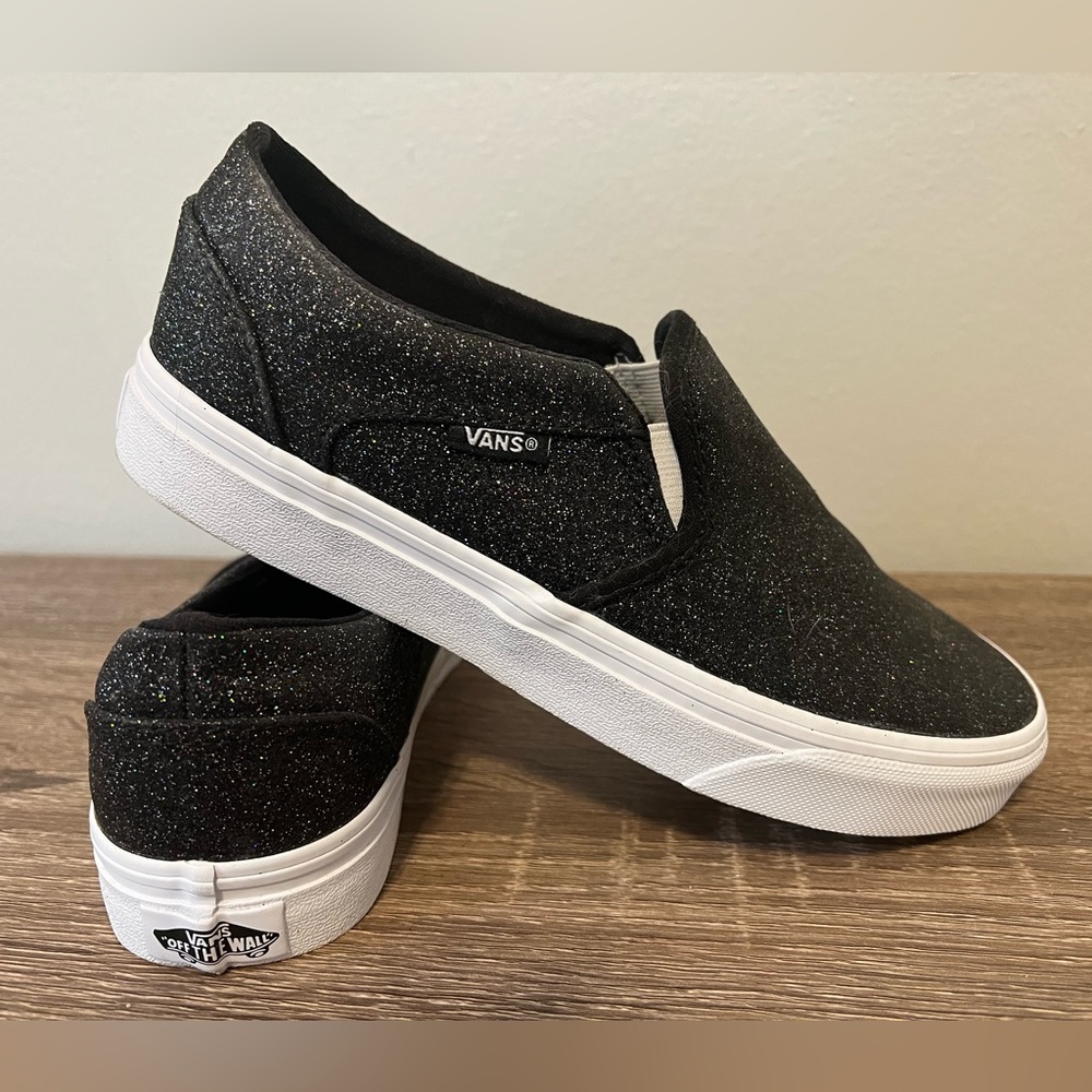 Vans Slip On Womens Glitter Size 7
